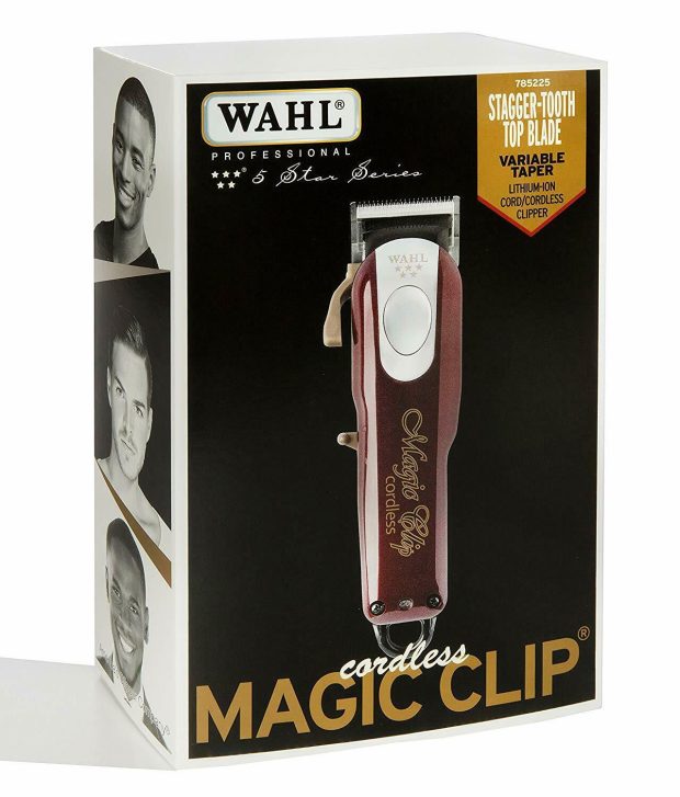 Wahl Cordless Clipper (Red & Silver) – 8148