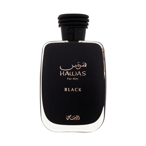 RASASI Hawas Black | Eau de Parfum Spray | Size: 3.4 FL OZ / 100ml