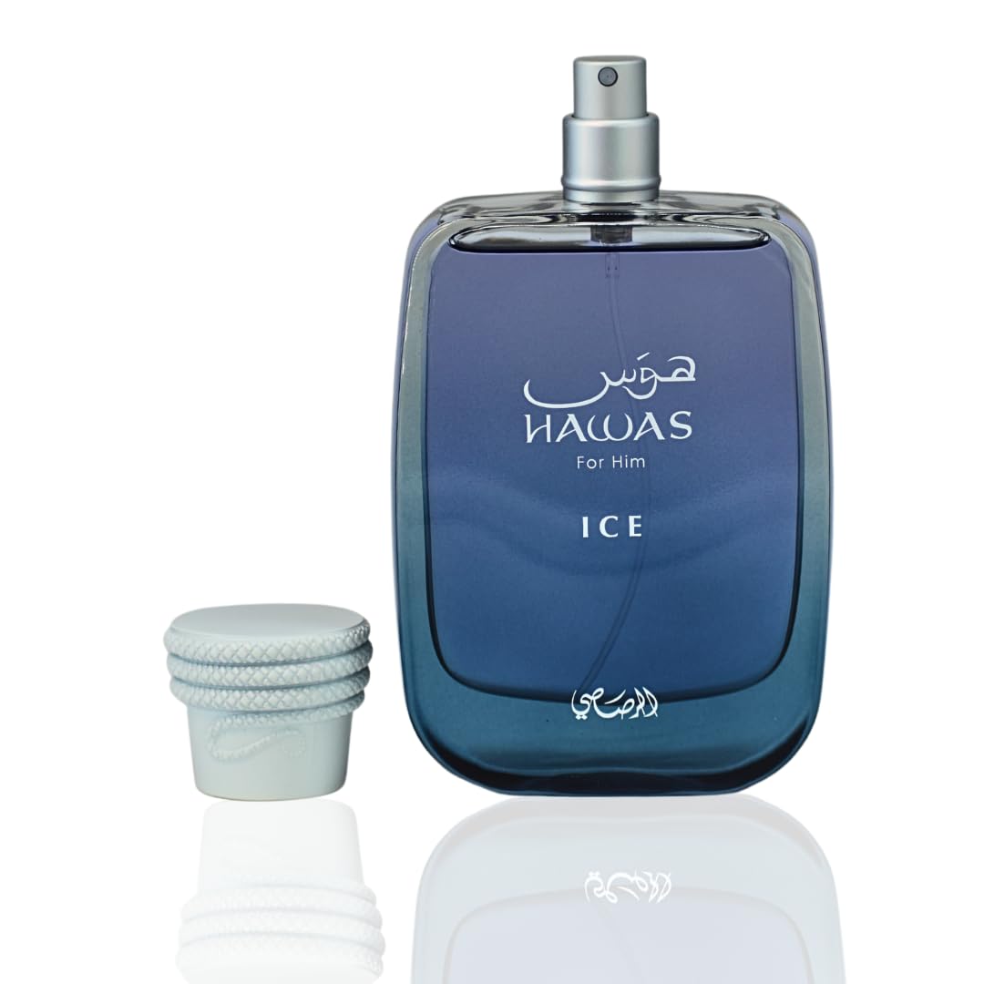 RASASI Hawas Ice | Eau de Parfum Spray | Size: 3.4 FL OZ / 100ml